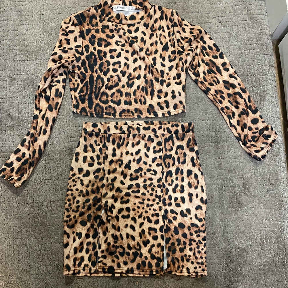 Cheetah two piece set. Brand New. Never worn.